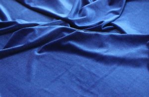 Обивочная ткань для дивана
 Бархат стрейч цвет синий